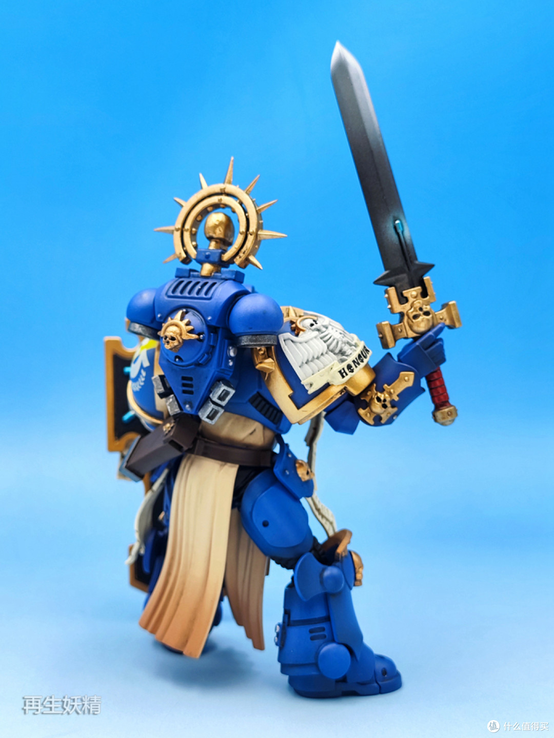 JOYTOY 暗源 战锤40K 圣物盾 原铸连长 入列
