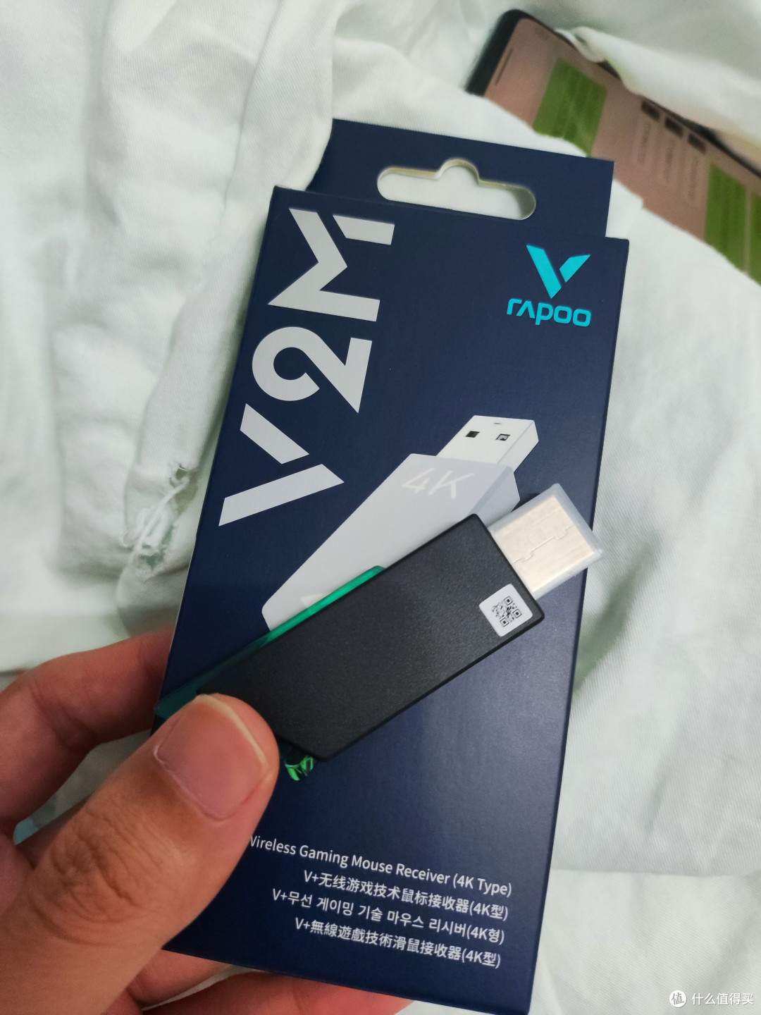 雷柏鼠标的4K接收器来一个,适用于雷柏vt9pro 鼠标