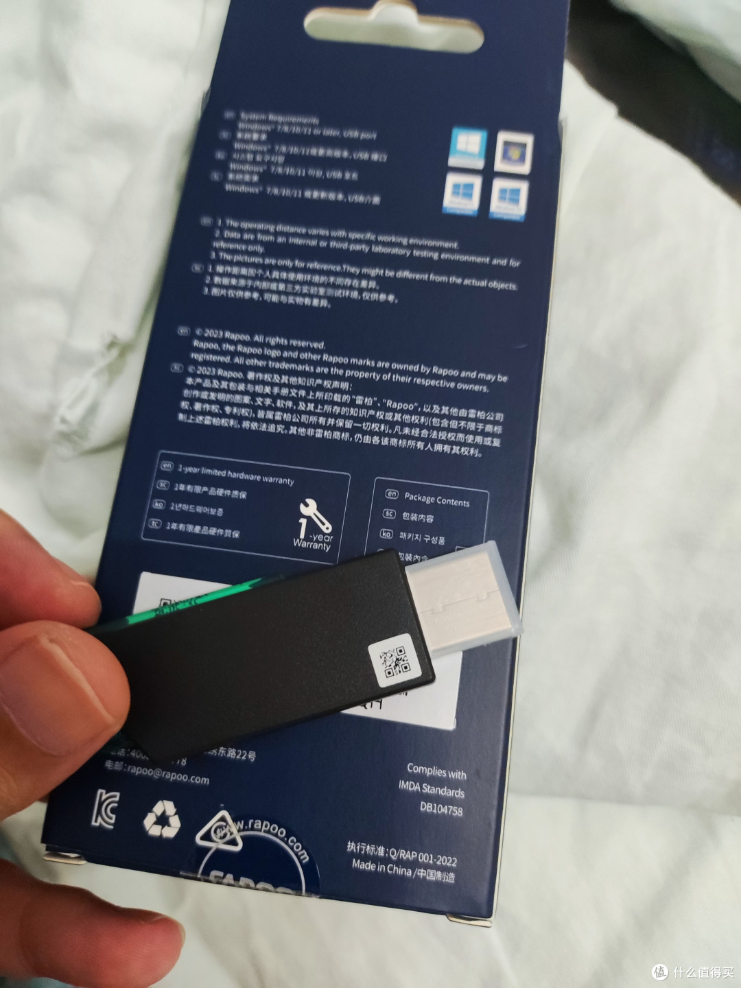 雷柏鼠标的4K接收器来一个,适用于雷柏vt9pro 鼠标