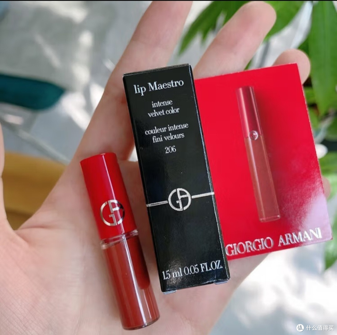 阿玛尼(ARMANI)红管口红206# 丝绒哑光 1.5ml促销品