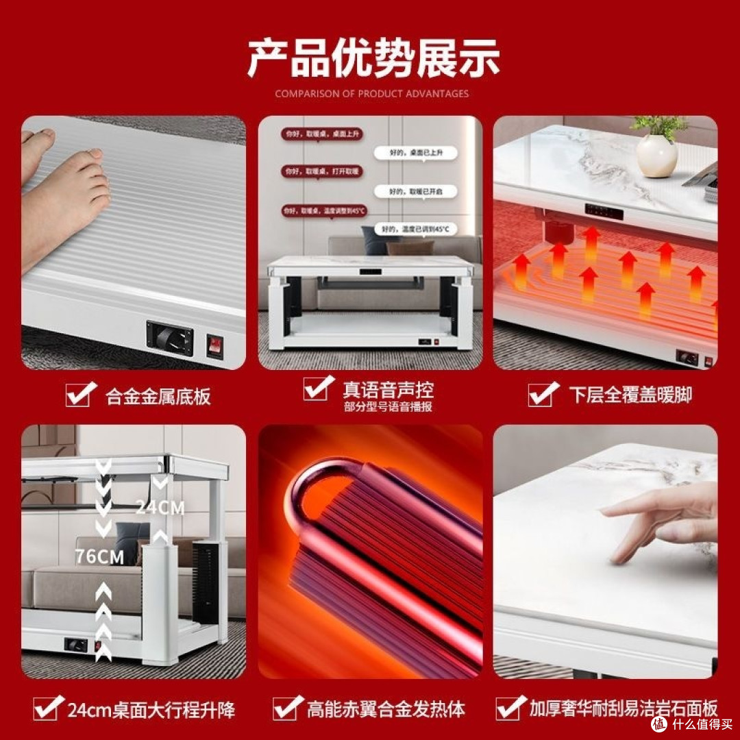 冬日必备!神奇电暖桌暖心上线!