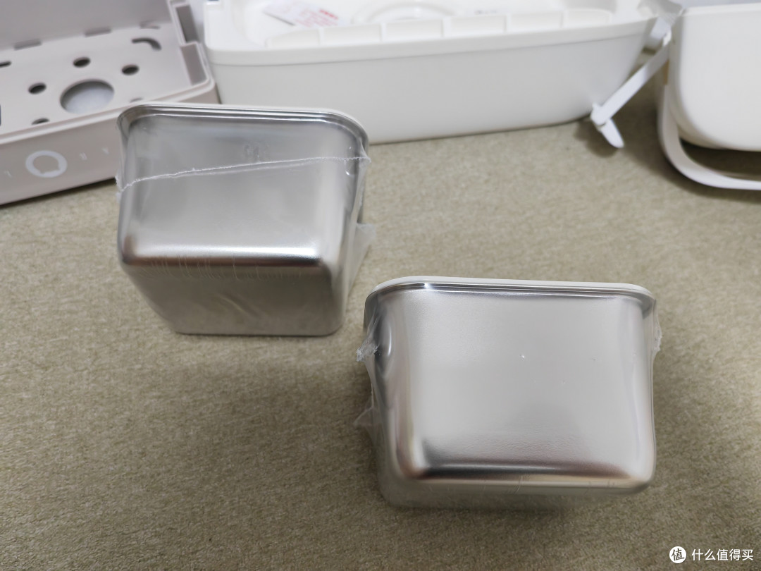 上班族便携式热饭神器微电脑蒸煮神奇之小熊(Bear) 电热饭盒保温饭盒双层304不锈钢好物!