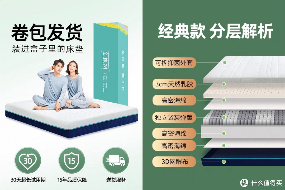 双十一全价位床垫推荐：热门30款床垫都给扒清楚了，老人、成人、儿童都能睡~