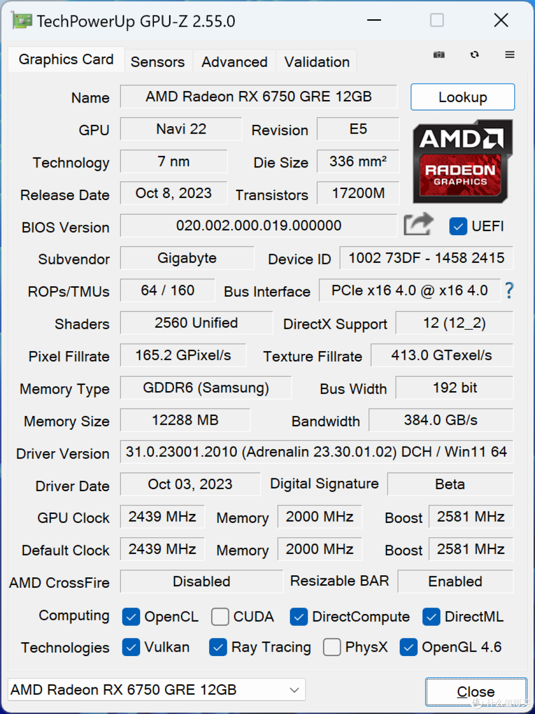 14 款游戏实测!横向对比 RX6750GRE 10GB/12GB 3060 8G/12G 、RTX4060,以及 6 系列显卡 FSR3 实测