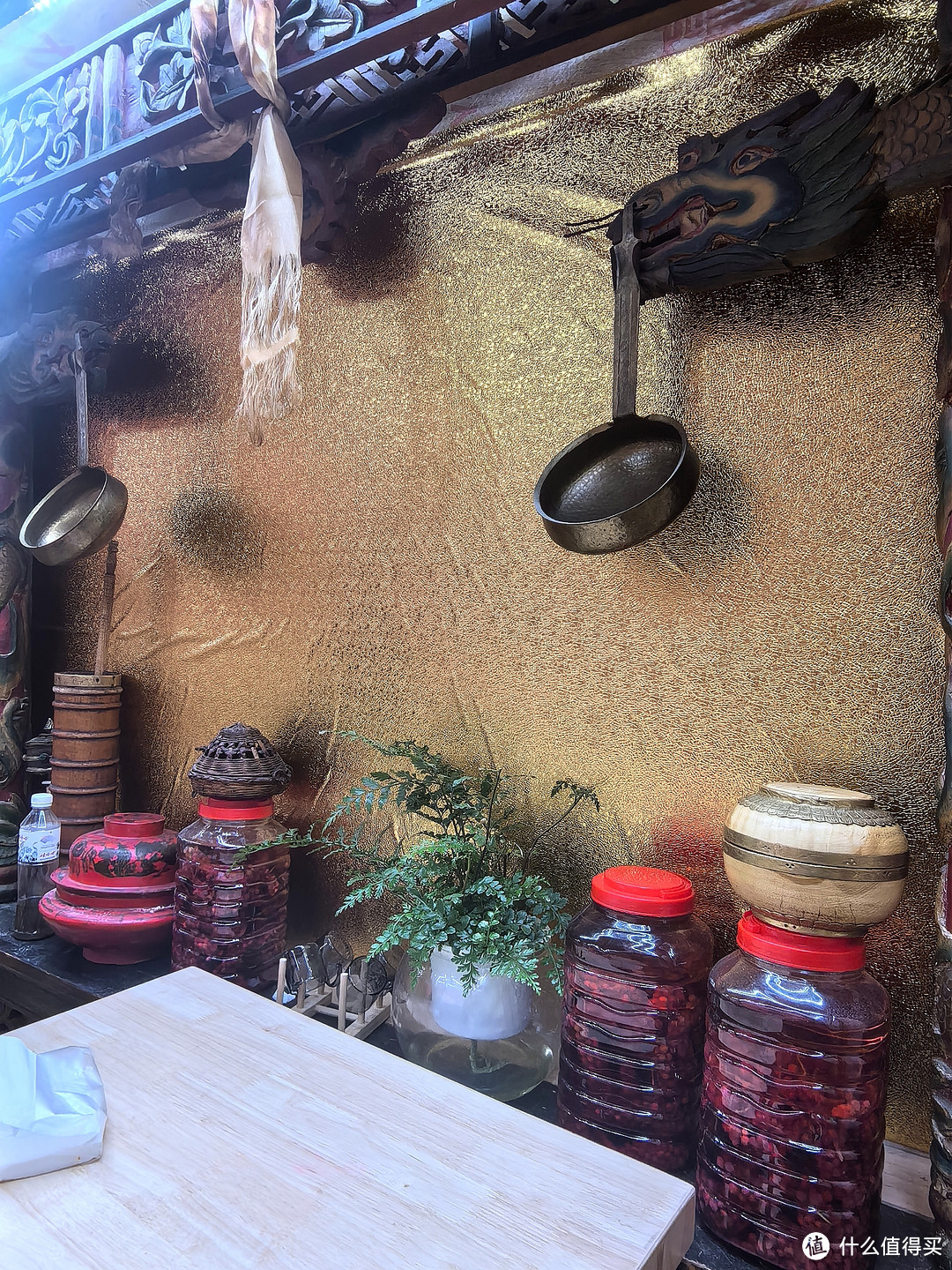 香格里拉月光城的特色藏餐，酥油茶绝了