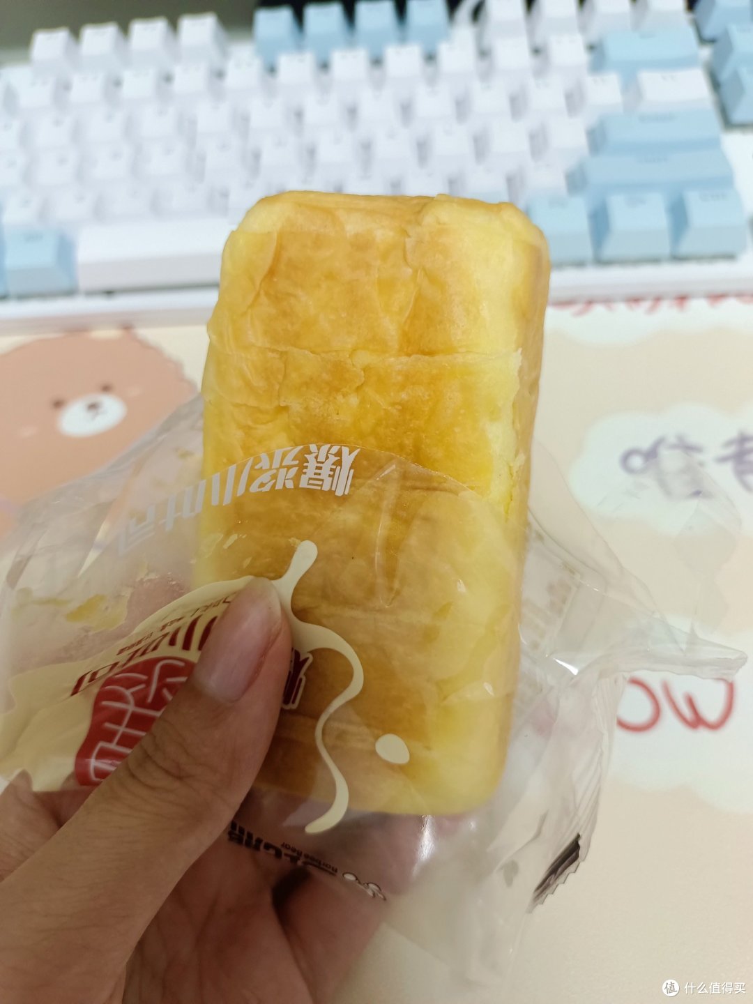 巧克力爆浆吐司面包，味道很不错