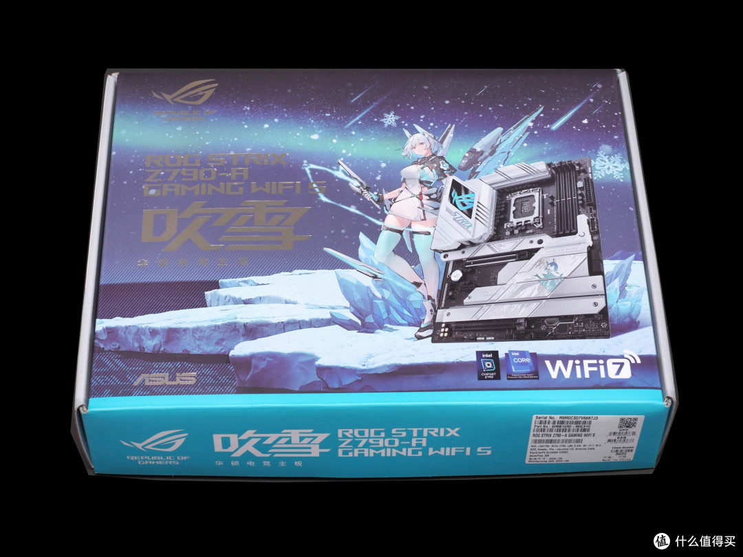 14代酷睿高端“颜值”主板，华硕ROG STRIX Z790-A GAMING WIFI S 新吹雪主板首发图赏