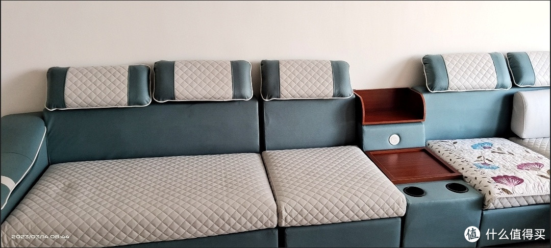 多功能免洗防水科技布乳胶沙发大小户型布艺沙发转角贵妃家具_客厅家具_什么值得买