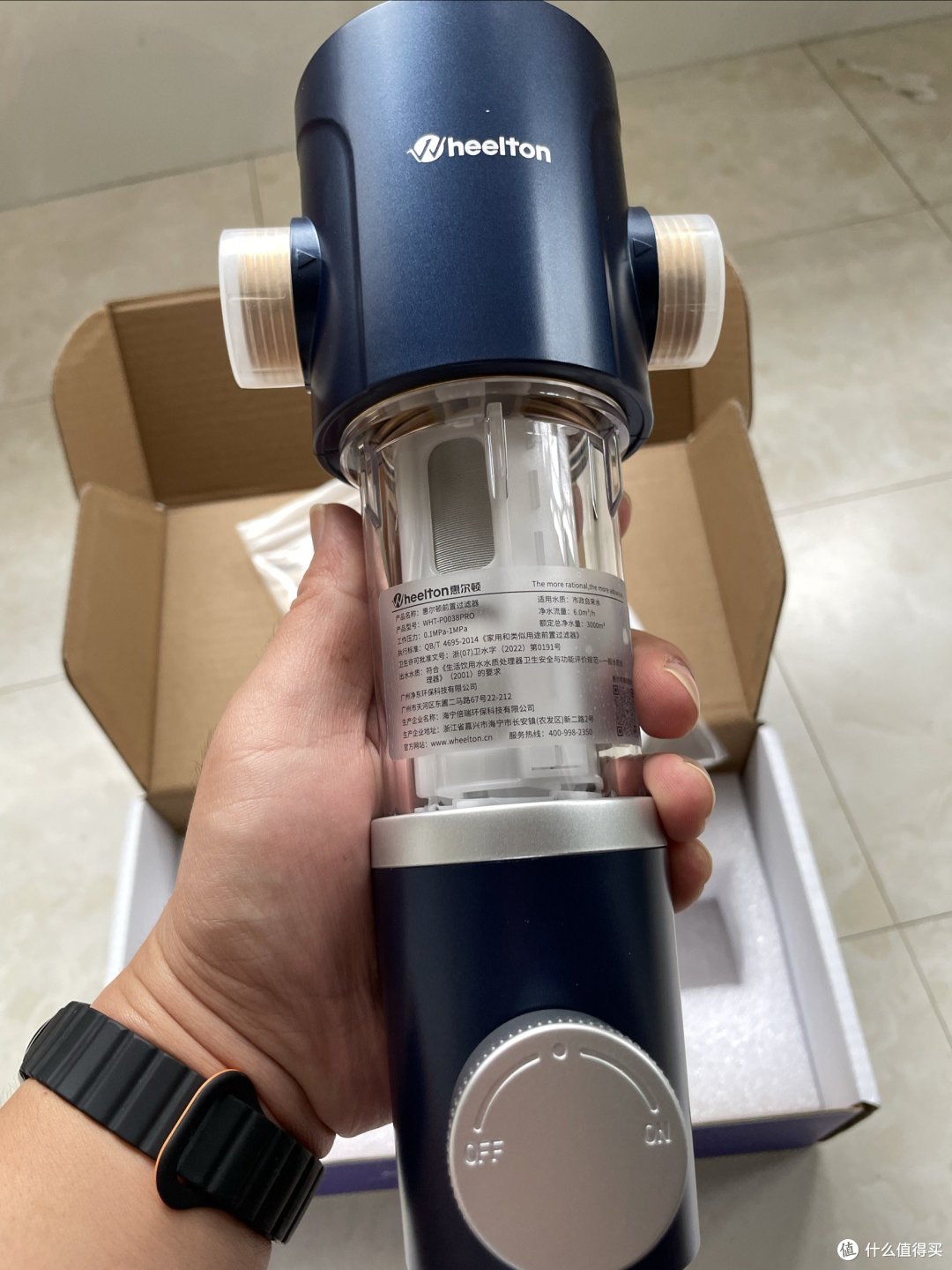 产品不错，服务一般：国庆回农村老家，装了个前置过滤器