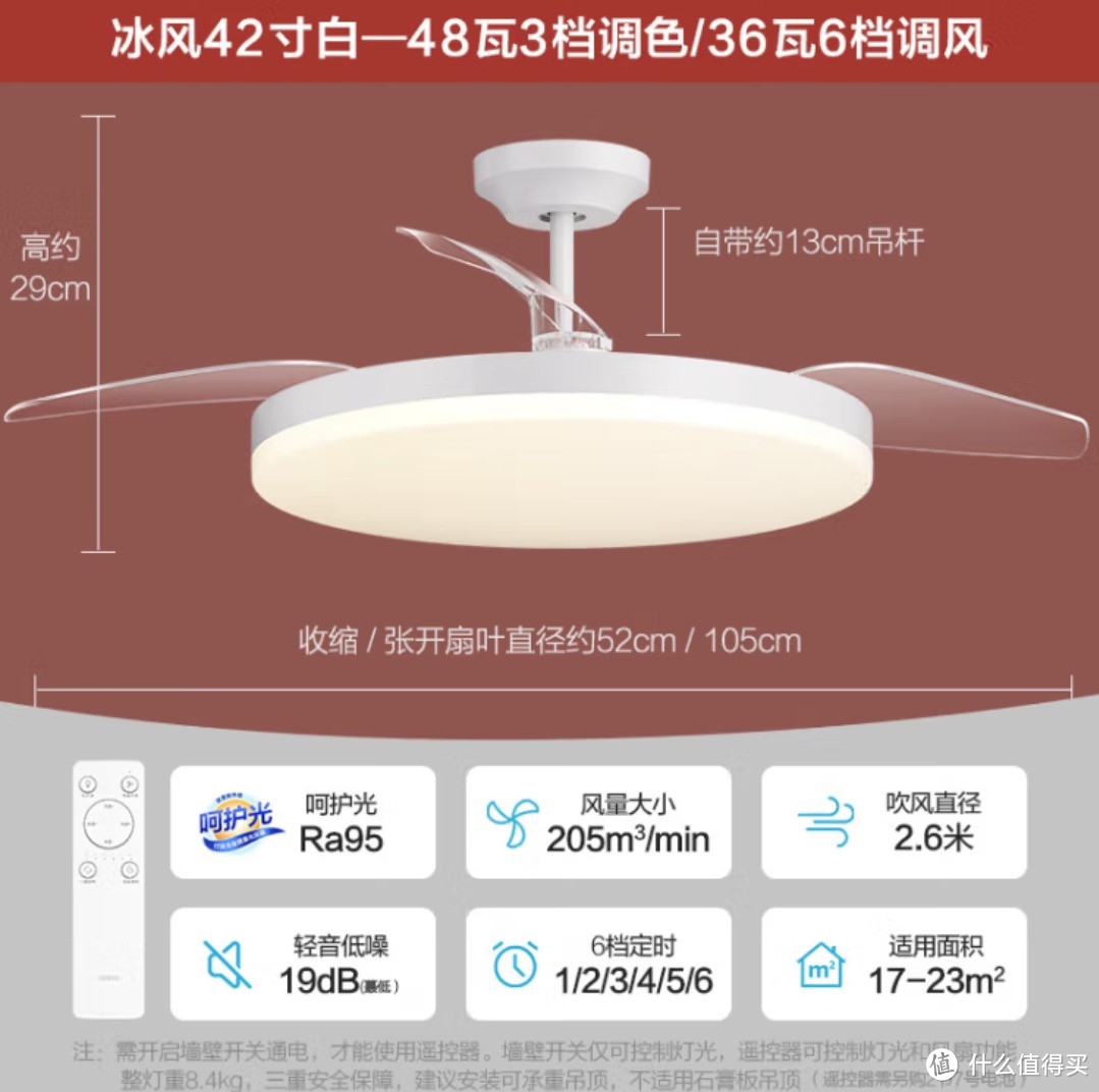 风扇灯，一款在餐厅中非常实用的灯具