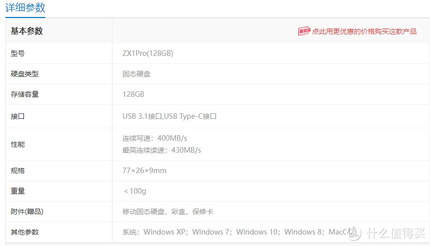 联想（Lenovo) 128GB 移动硬盘固态（PSSD） Type-c USB3.1双接口 ZX1Pro系测评