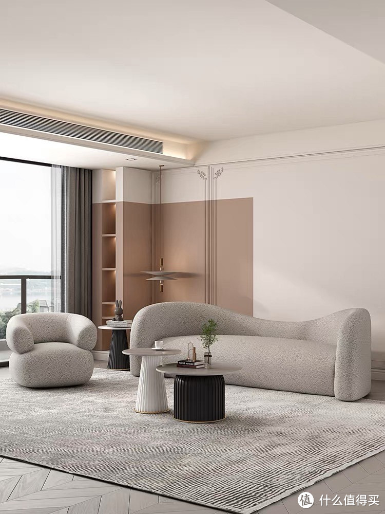 客厅装修新思路：北欧布艺沙发 + 小户型=创意舒适家居！