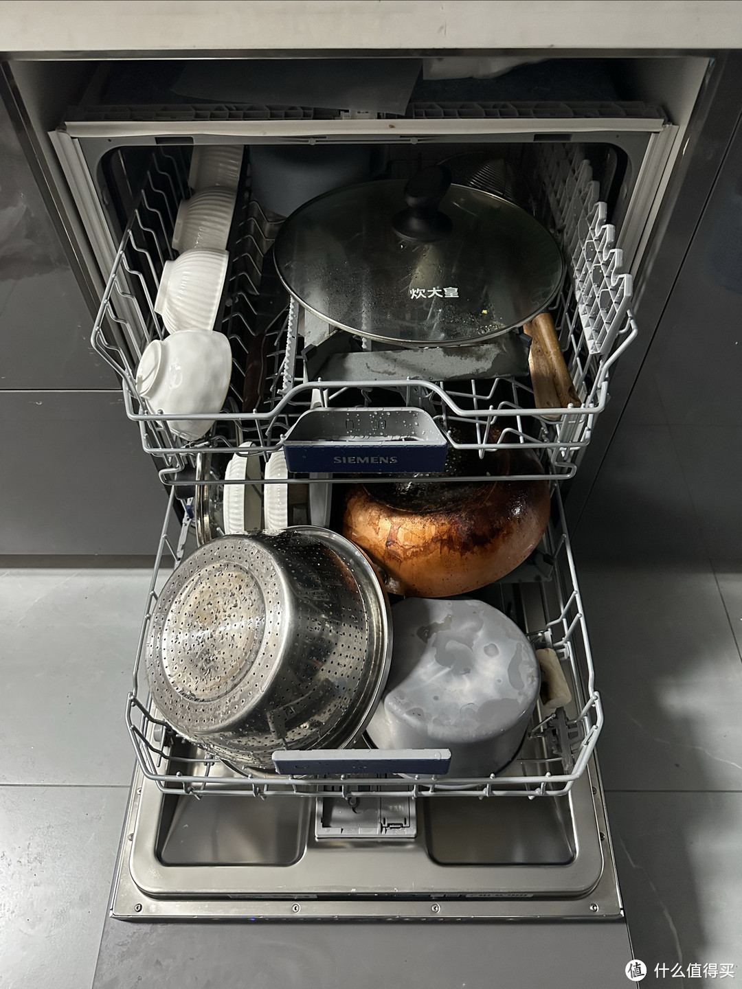 西门子SJ636×04JC洗碗机使用体验，没有预冲洗也可以洗小龙虾