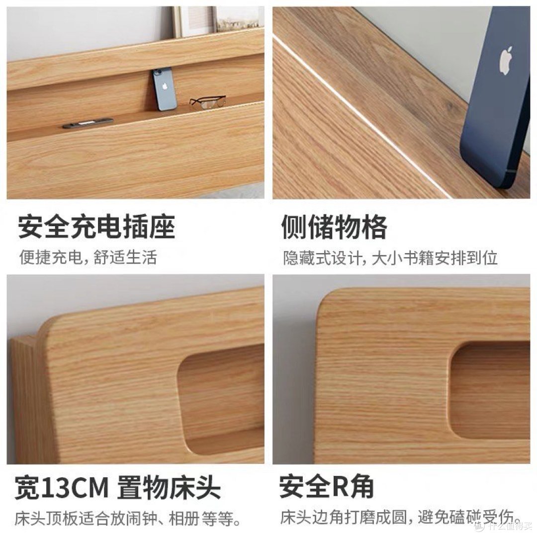 熙和美式法式复古风实木床