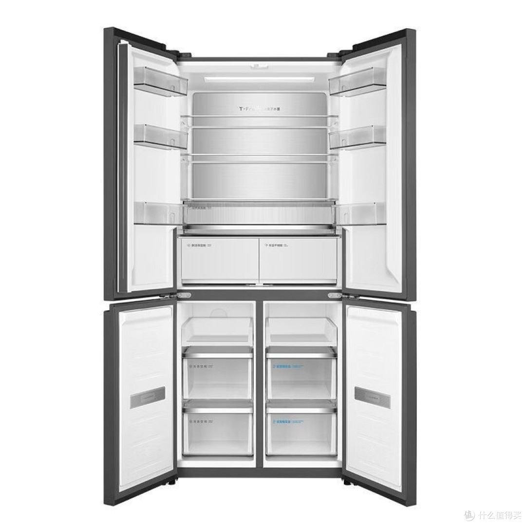 Tcl R456T9-UQ十字四门大容量冰箱值得拥有