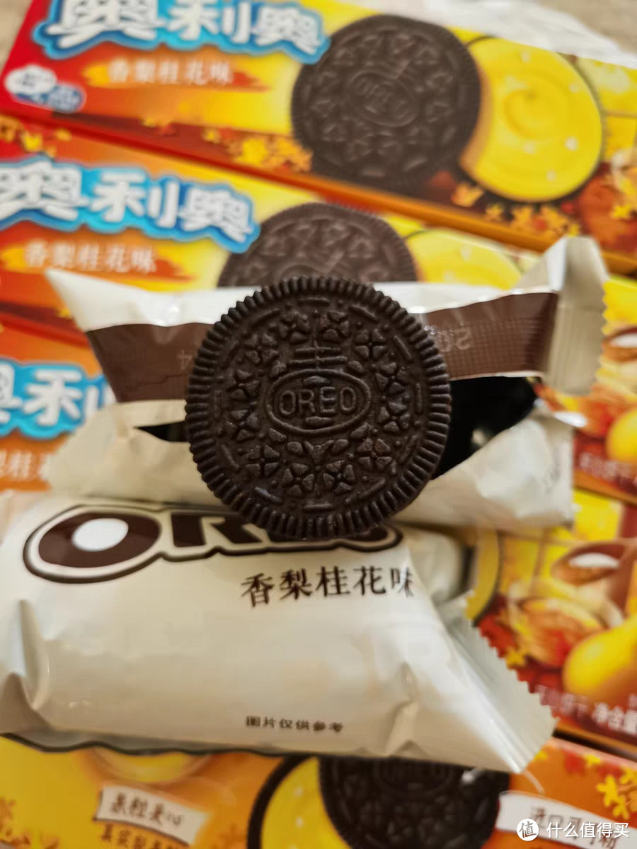奥利奥夹心饼干香梨桂花:办公室爆款休闲零食小吃