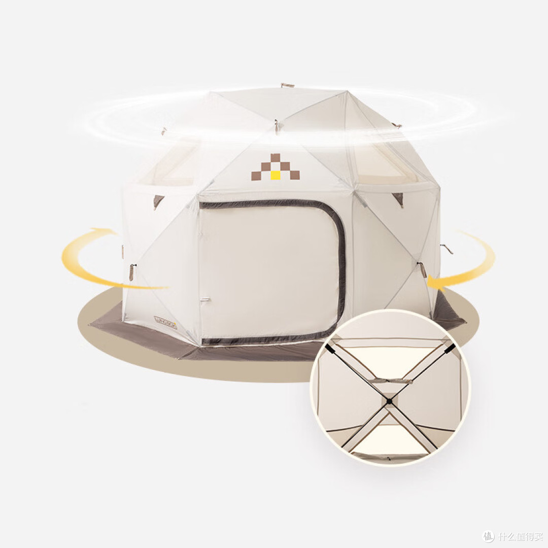 露营盒子球型帐篷——星际守护者,舒适便捷护你出行,帐篷集实用性与便携性于一身,适合户外露营和旅行