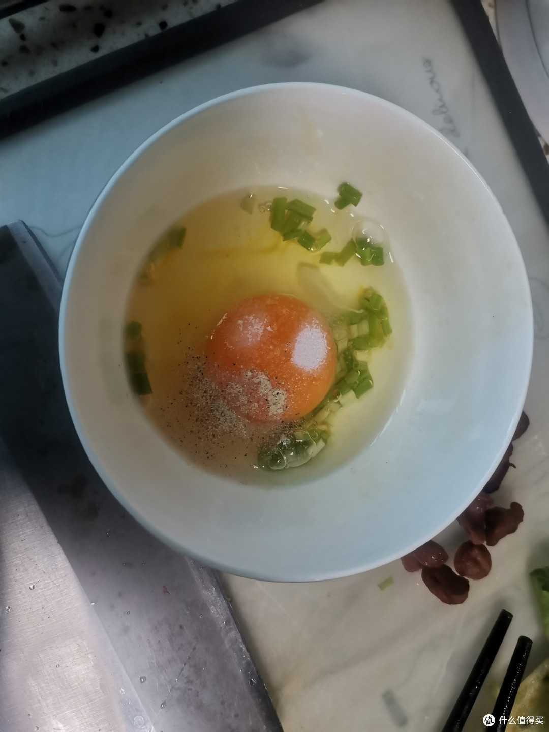 快手美食,用葱油饼做一个鸡蛋饼