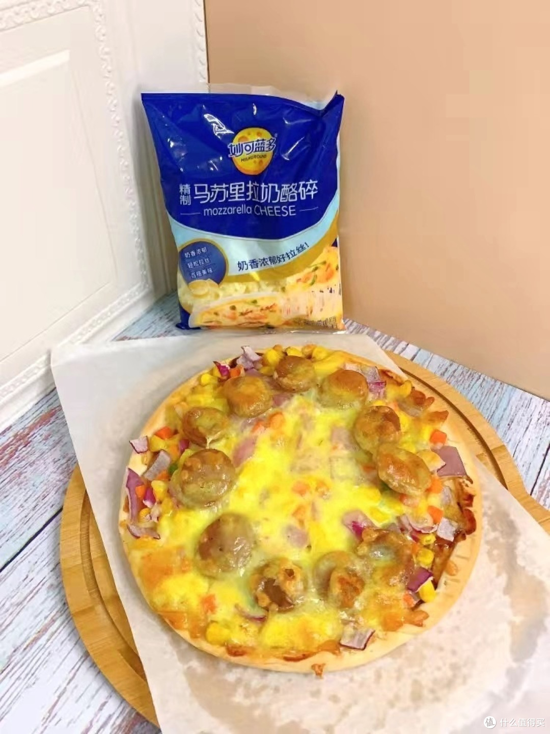 马苏里拉芝士碎好馋啊