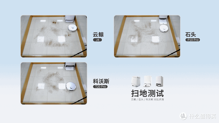 2023决赛圈了!3款热销扫地机器人对比评测,云鲸J4、石头P10 Pro、科沃斯T20 Pro