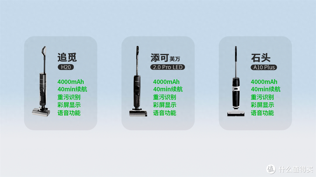 3款洗地机对比，追觅H20、添可芙万2.0ProLED、石头A10Plus评测