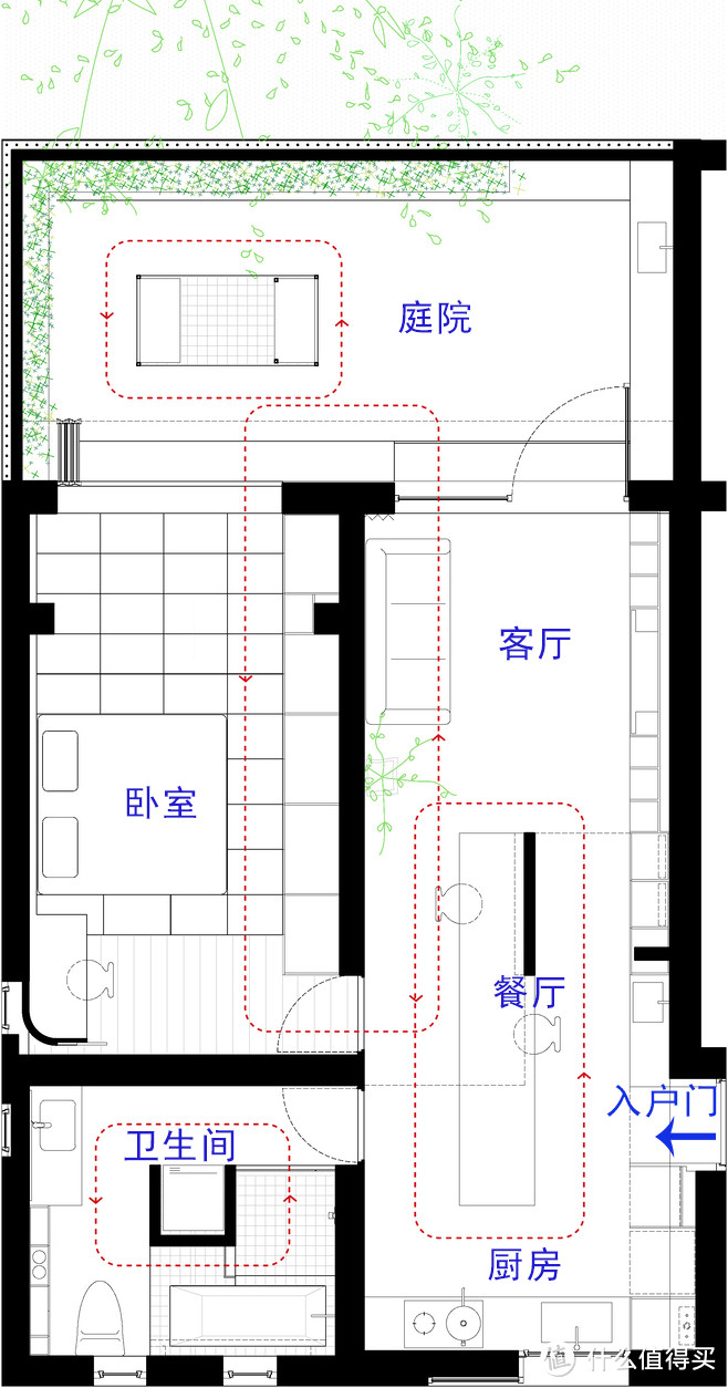 发现上海一户人家的装修：面积49㎡，改造后堪称“小区最美小宅”