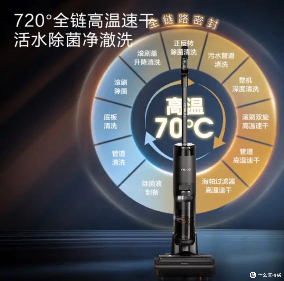 芙万 Booster Pro 高温全链极速干双向助力家用吸尘吸拖扫一体机