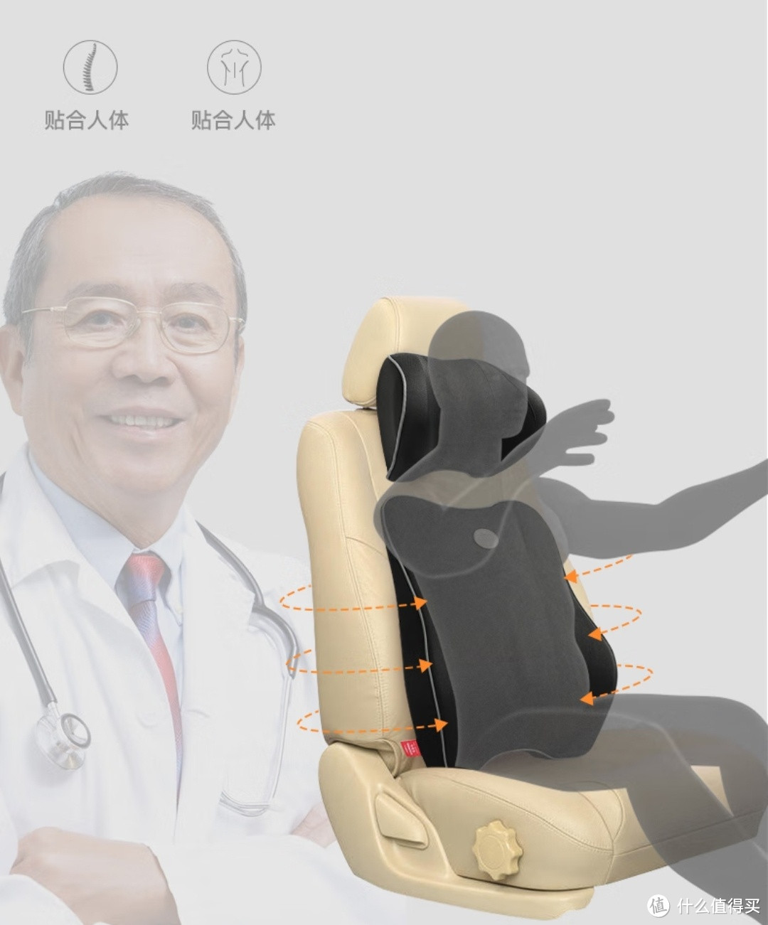出行必备头枕腰靠套装~