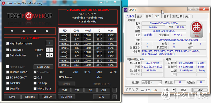 一键调节兆芯CPU主机频率（可降频定频）