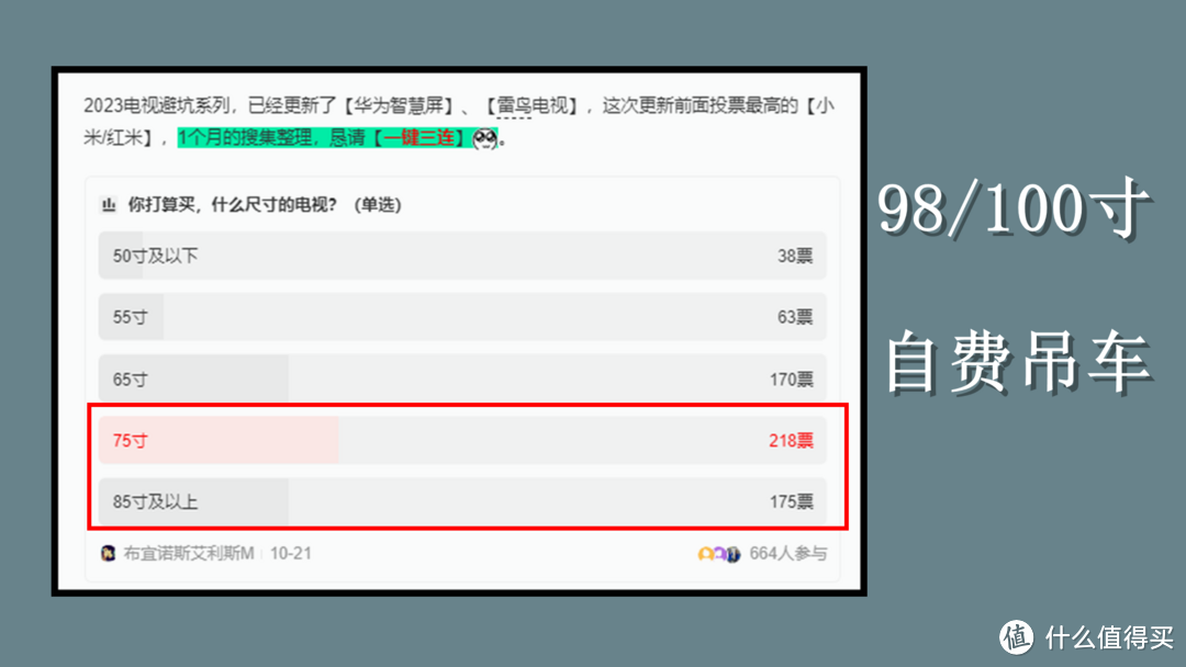 2023电视终极指南：43—100寸，避坑&推荐！