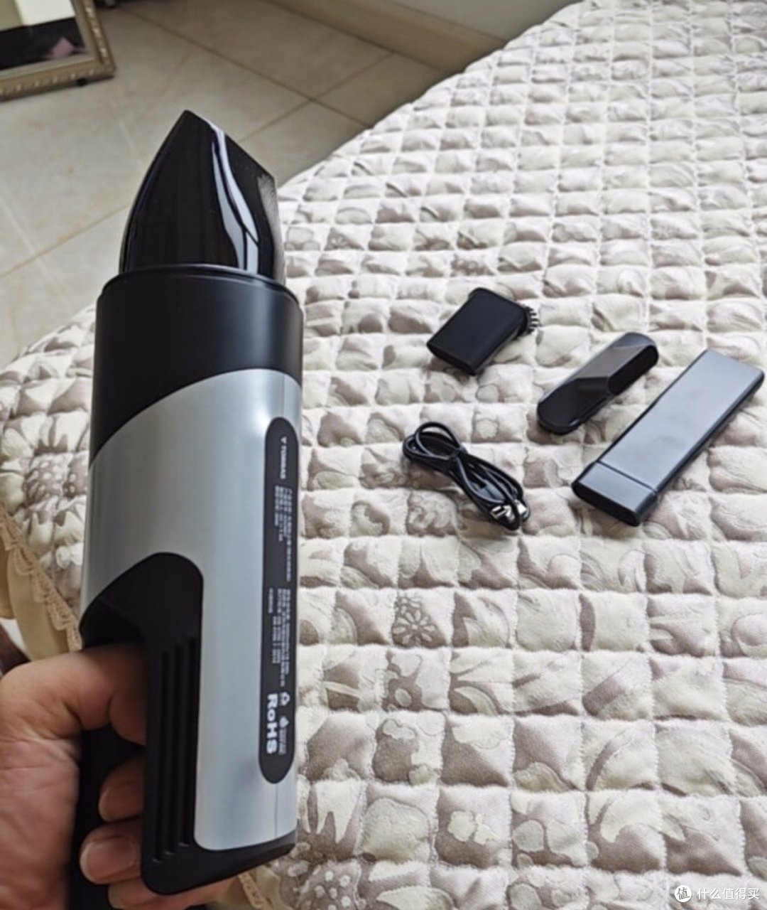图拉斯(TORRAS)车载吸尘器大吸力无线手持汽车吸尘器车家两用车内小型便捷大功率