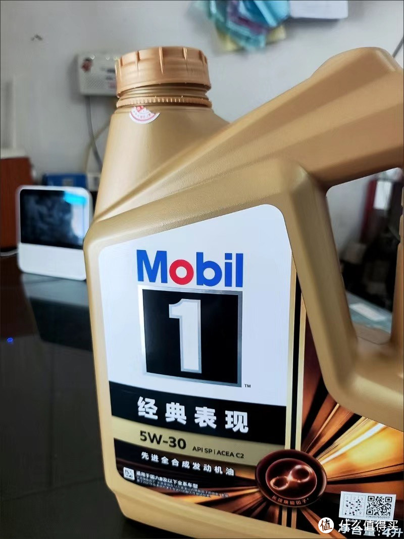 ￼￼美孚（Mobil）金美孚先进全合成汽机油经典表现 0W-40SP级4L配方新升级汽车保养￼￼