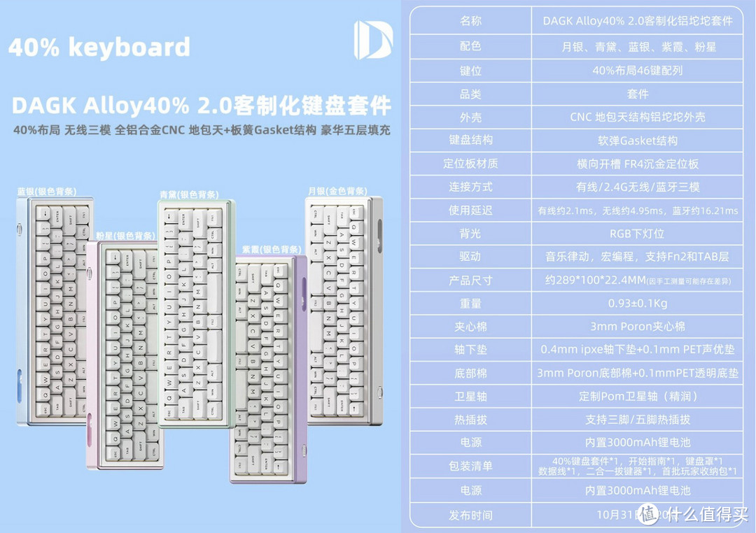 DAGK Alloy 2.0铝坨坨套件