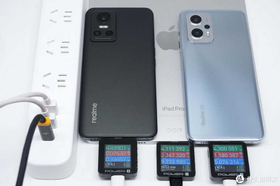 aigo 20W 总控三位延长线插座评测:PD 20快充,桌面智能充电