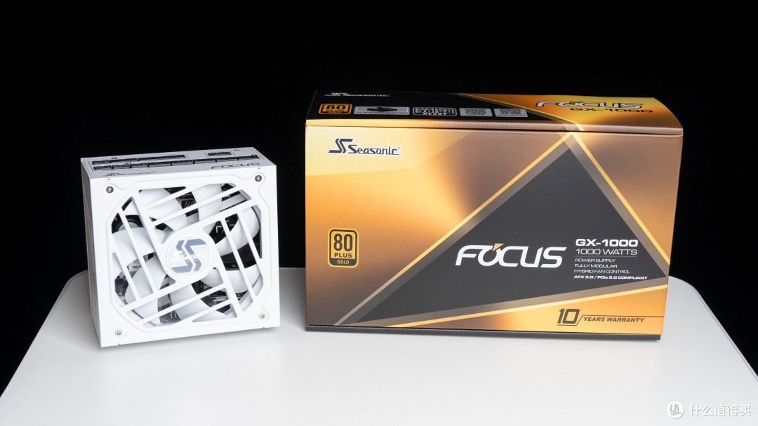 双11高端白色海景房的首选电源！海韵FOCUS GX1000 ATX 3.0白色款开箱