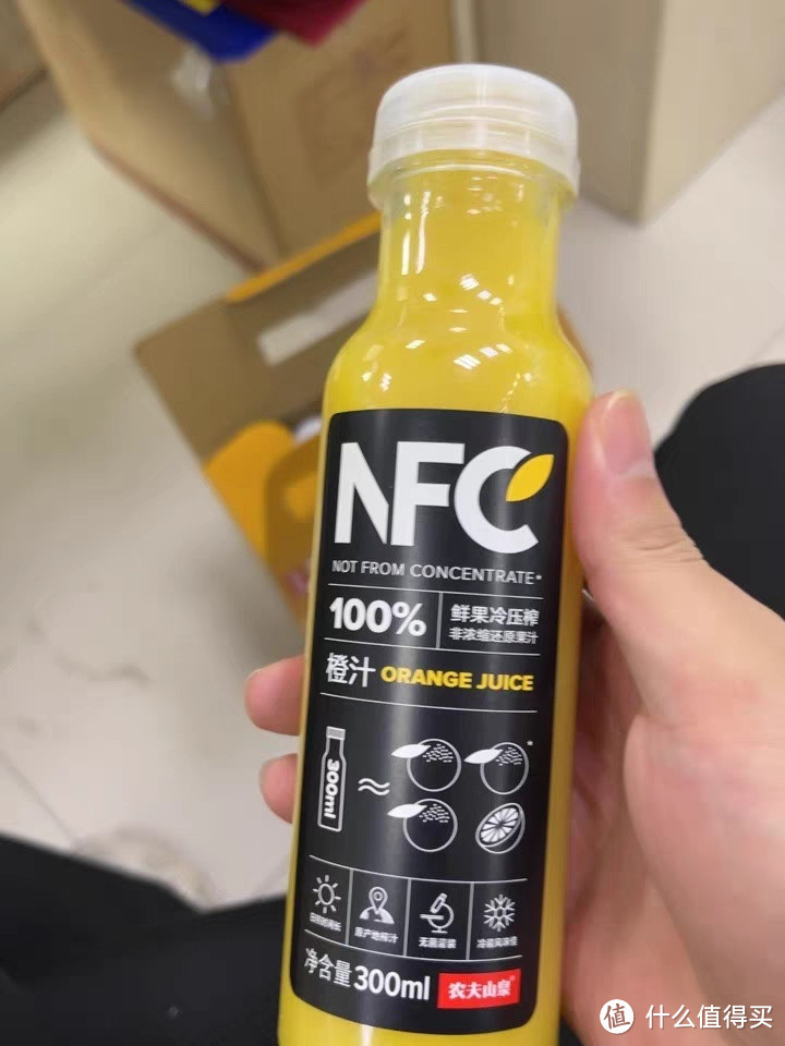 农夫山泉100%NFC橙汁，每一滴都是自然的馈赠