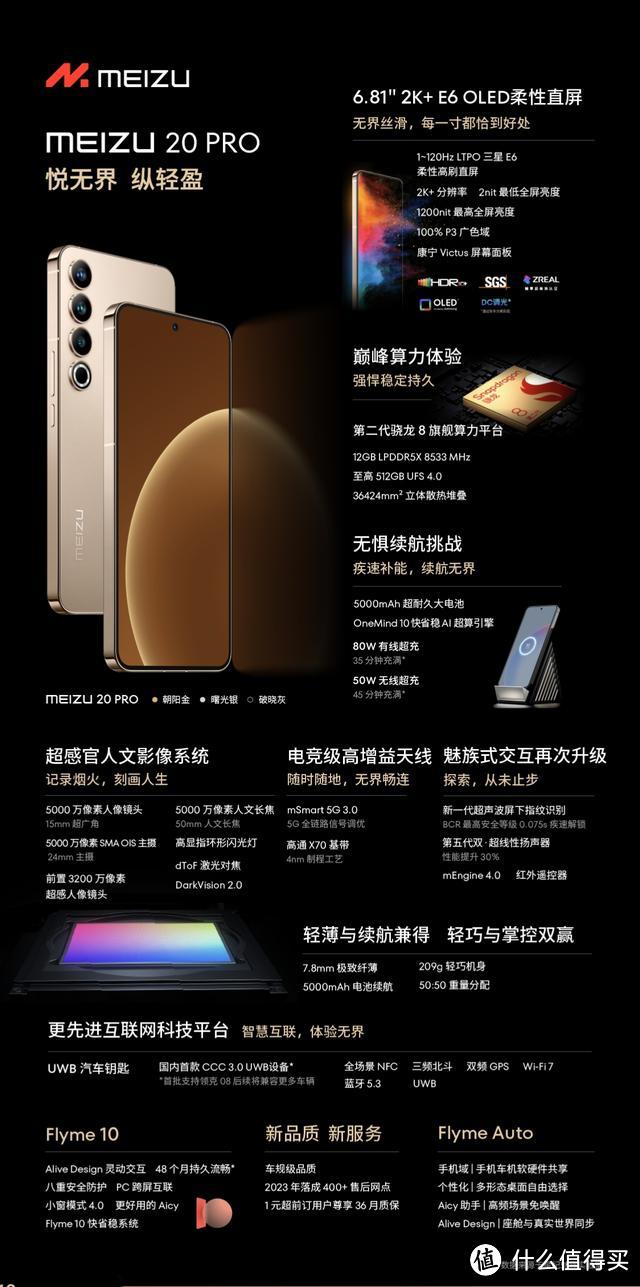 直降1420元！骁龙8Gen2+三星2K直屏，魅族顶级旗舰加速退场