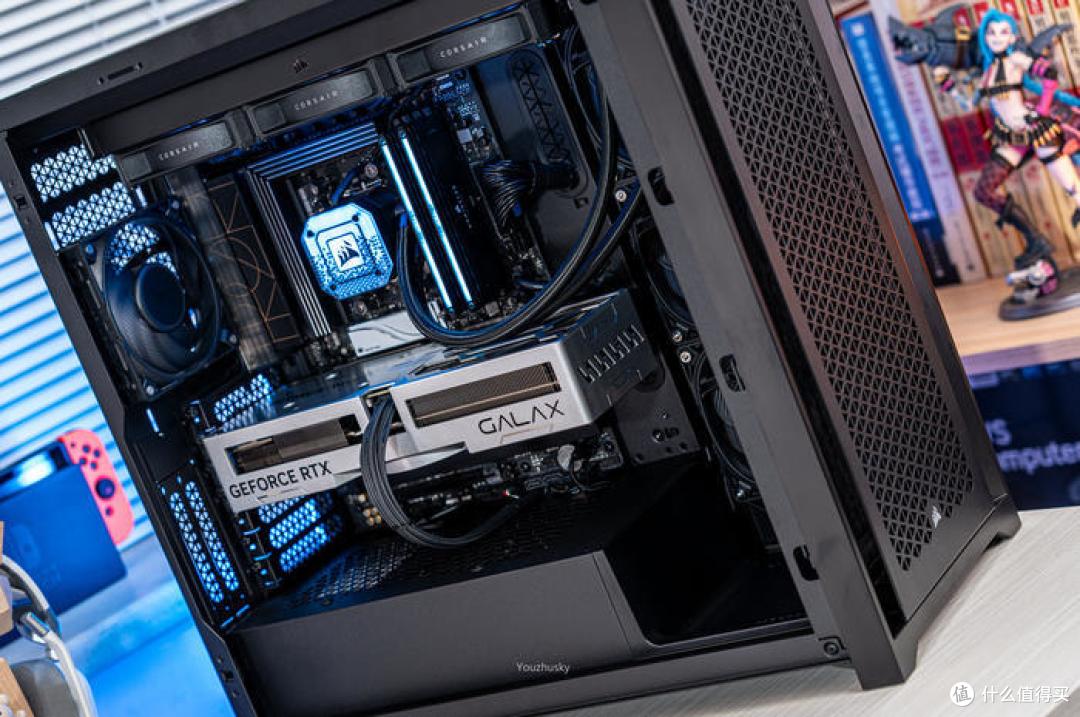 幽静之蓝——ProArt X670E + 影驰4070TI +海盗船5000D AIRFLOW 装机展示