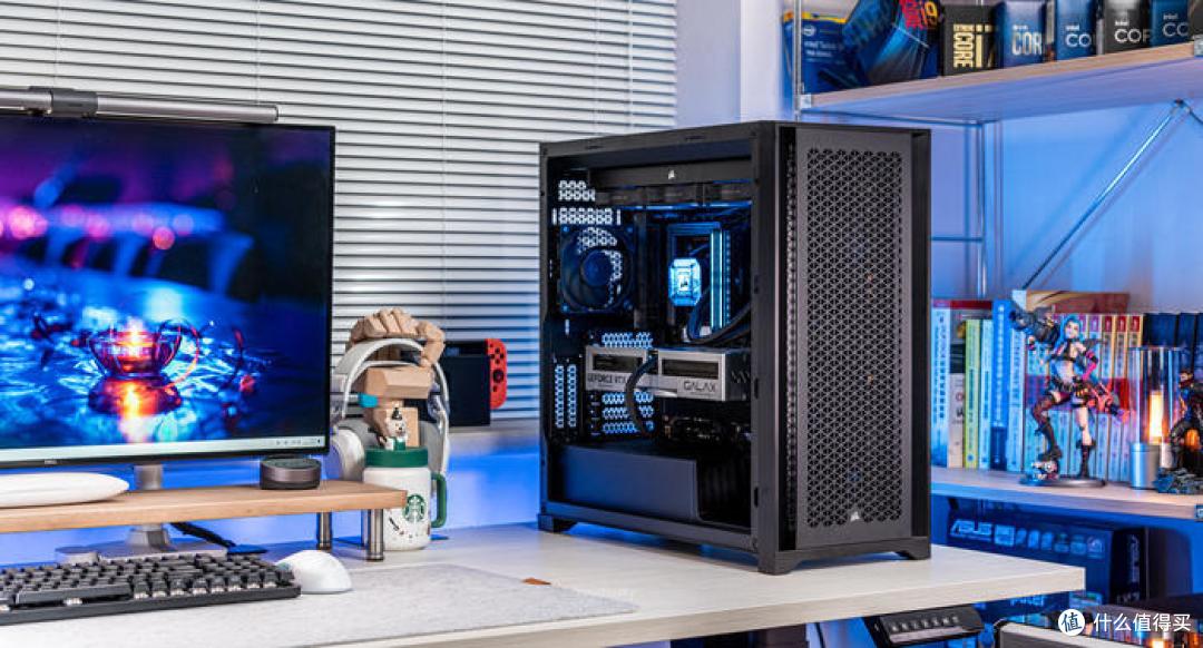 幽静之蓝——ProArt X670E + 影驰4070TI +海盗船5000D AIRFLOW 装机展示