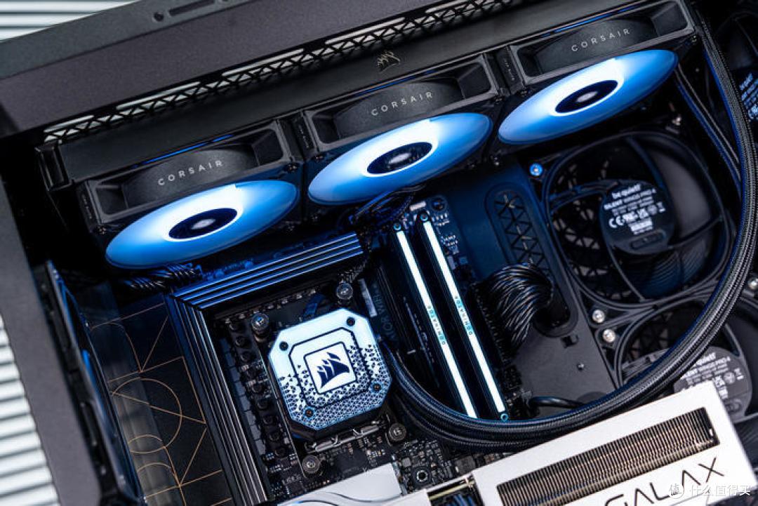 幽静之蓝——ProArt X670E + 影驰4070TI +海盗船5000D AIRFLOW 装机展示