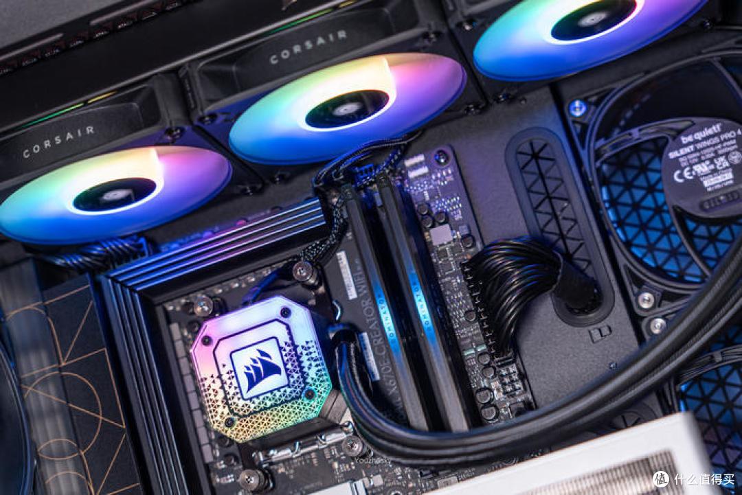 幽静之蓝——ProArt X670E + 影驰4070TI +海盗船5000D AIRFLOW 装机展示