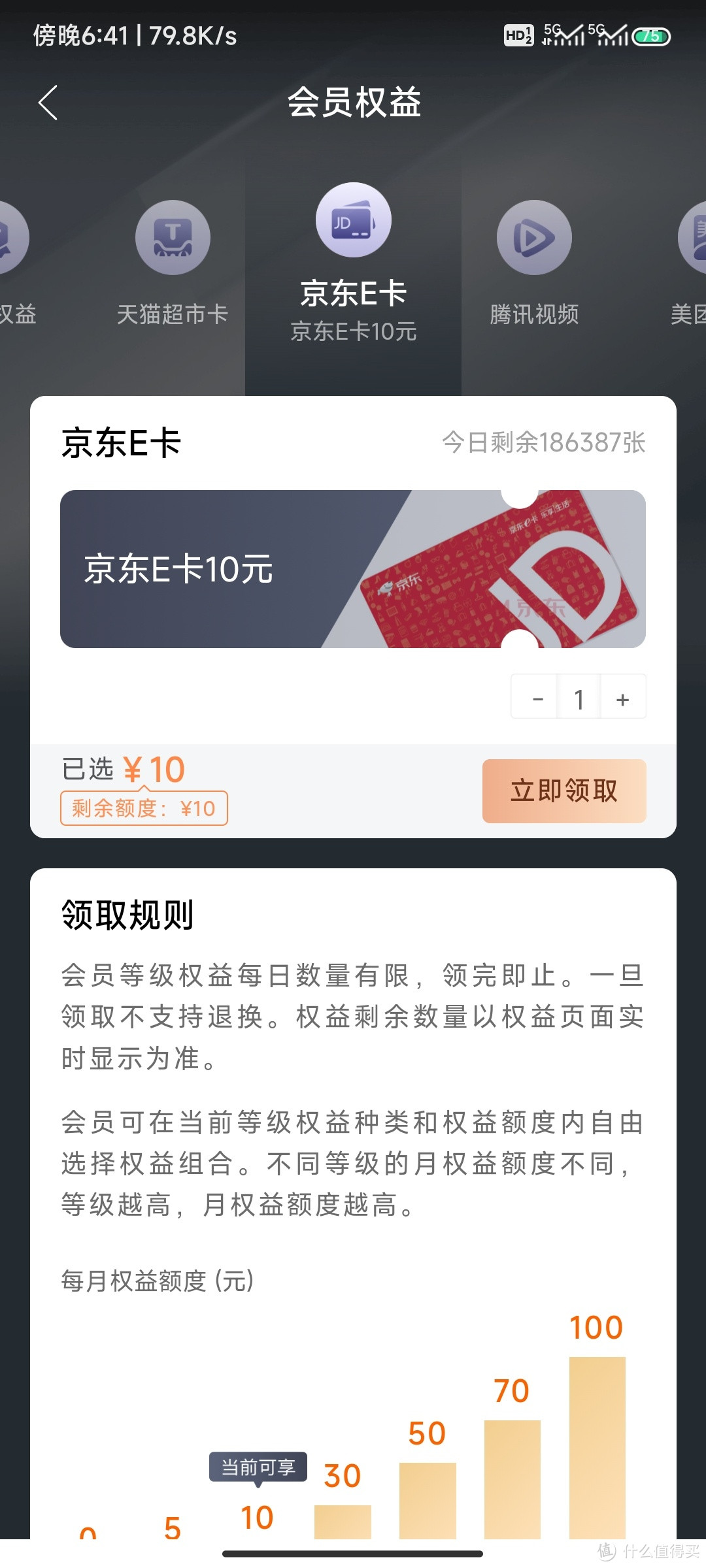 建行的京东e卡你领了吗？