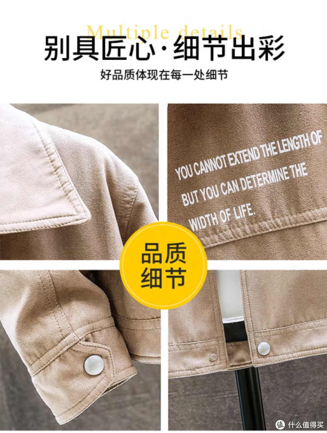 东方骆驼(EASTERN CAMEL)夹克外套男士秋季工装翻领商务休闲冲锋上衣服男装 深灰 XL