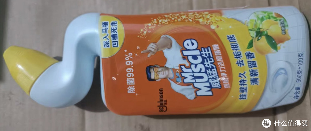 威猛先生 Mr Muscle 洁厕剂：让你的家庭马桶洁白如新!