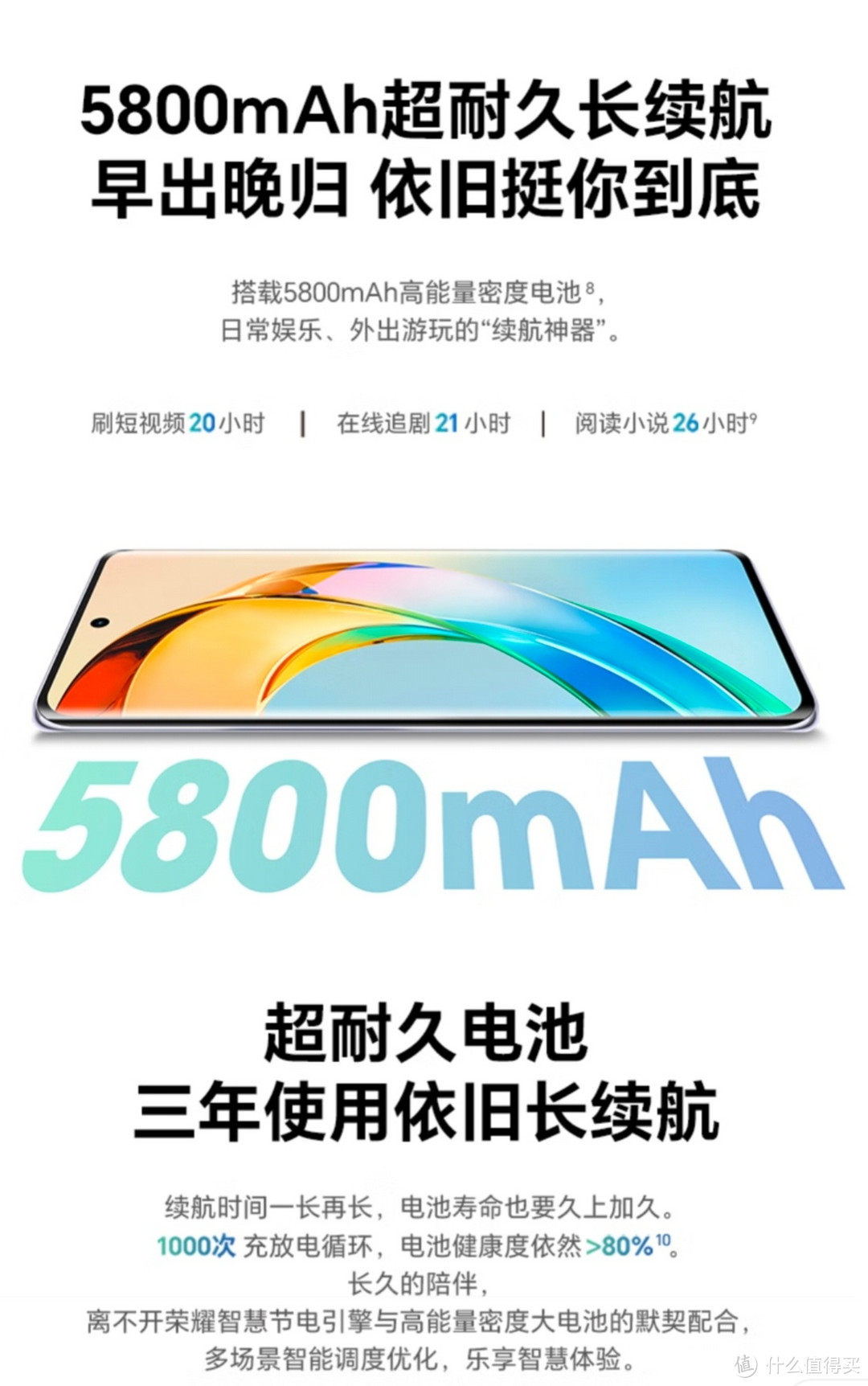 荣耀X50 第一代骁龙6芯片 1.5K超清护眼硬核曲屏 5800mAh超耐久大电池 5G手机 12GB+256GB 勃朗蓝