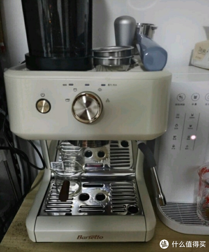 雪特朗双锅炉意式半自动咖啡机