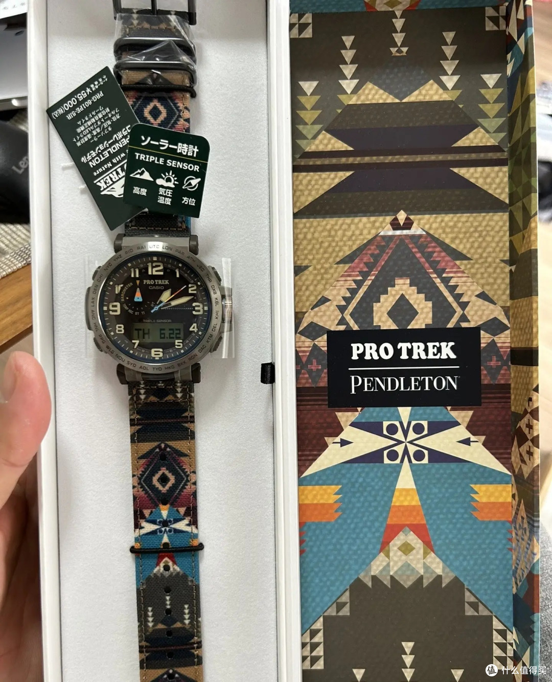 CASIO PRO TREK PRG-601PE-5登山手表