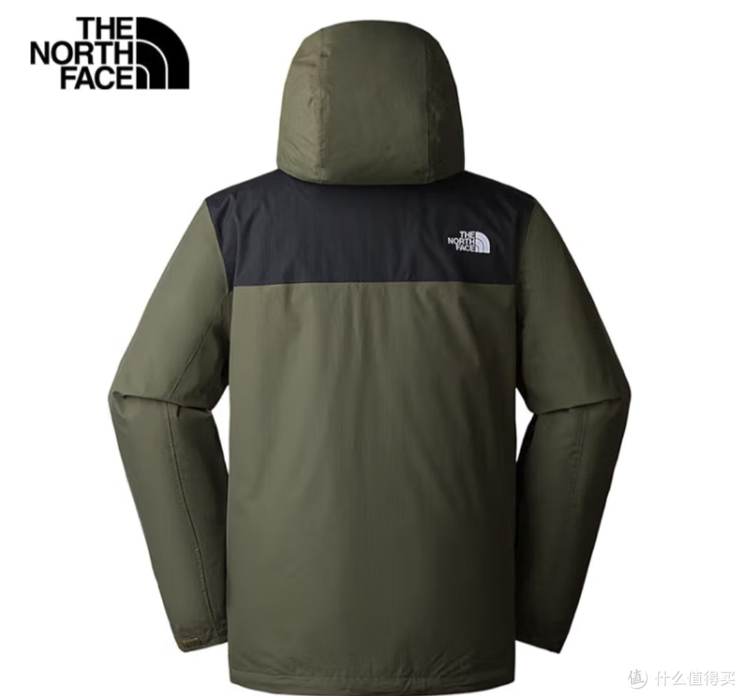 穿上 (The North Face) 北面三合一冲锋衣外套，成为户外王者!