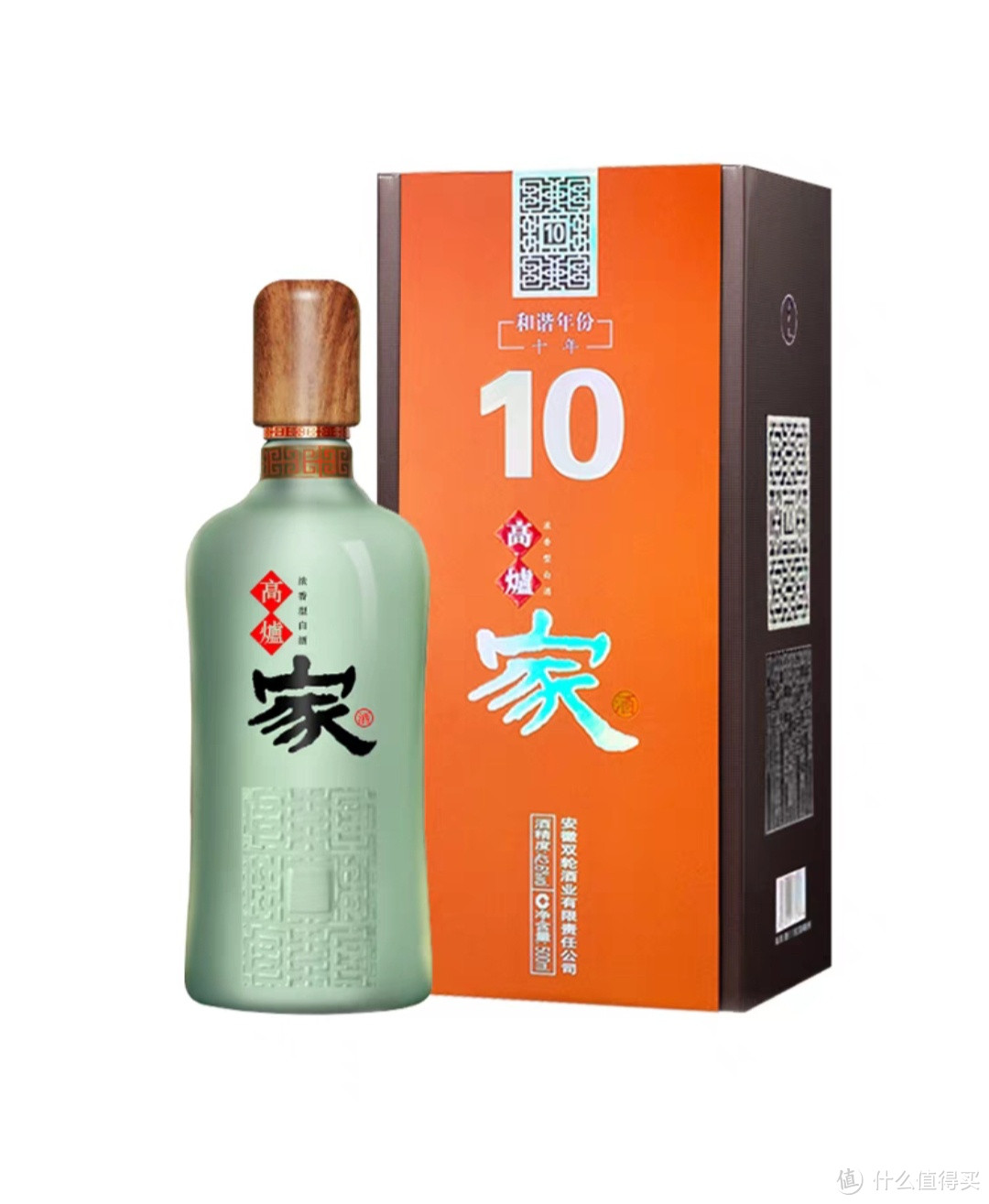 高炉家酒和谐10年纯粮固态发酵高度白酒:传统工艺与现代美酒的完美结合。