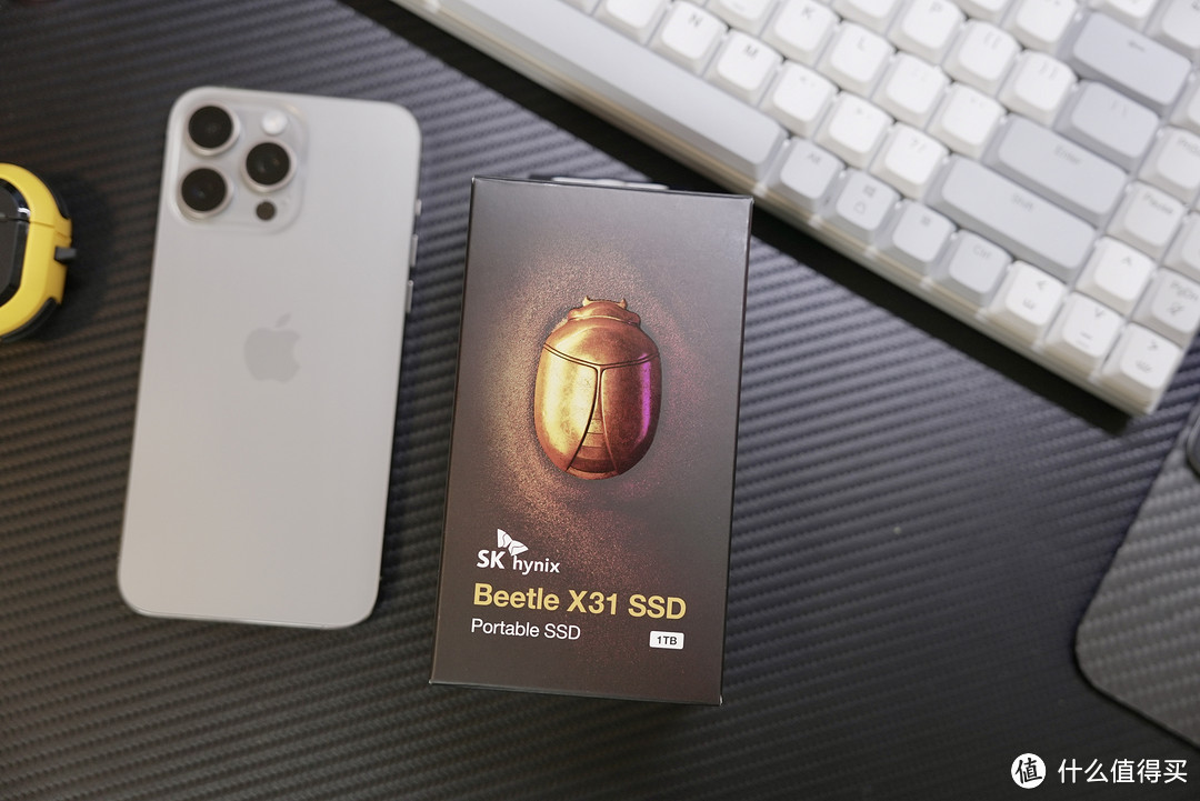 让iPhone15ProMax起飞,海力士X31移动固态硬盘